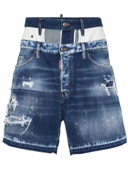 Denimshorts Dsquared2 blå