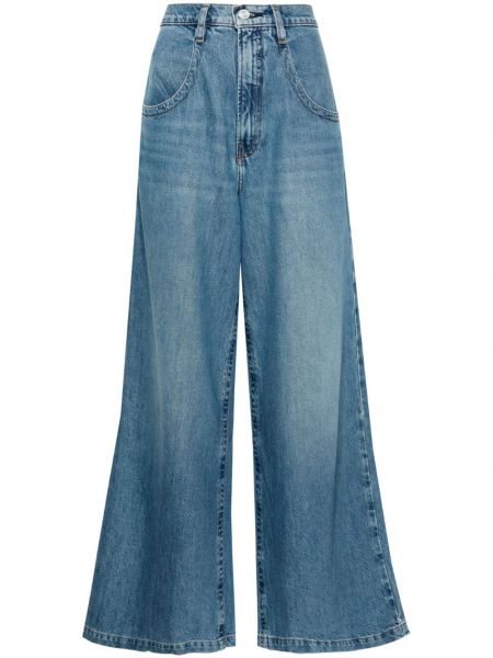 High waist jeans ausgestellt Frame blau