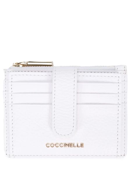 Кожаный кошелек Coccinelle белый