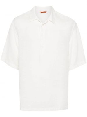 Λινό πουκάμισο Barena λευκό