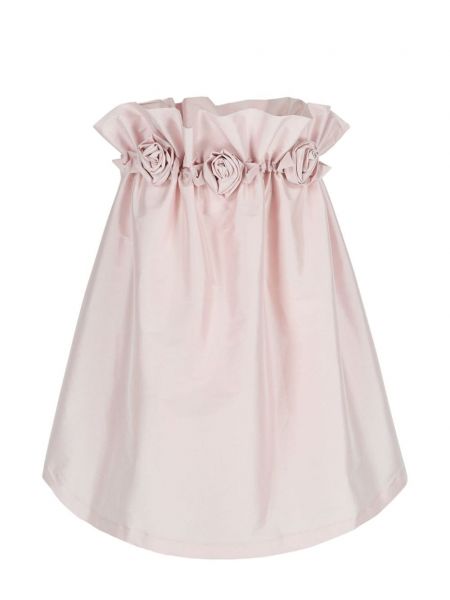 Коктейлна рокля на цветя Bernadette розово
