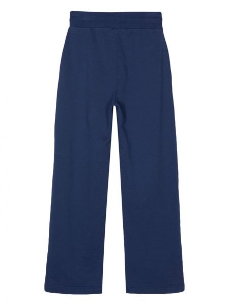 Bavlněné sportovní kalhoty Woolrich modré