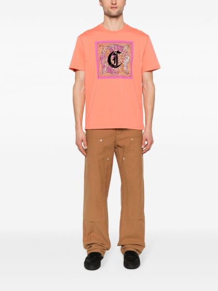 T-krekls Just Cavalli oranžs