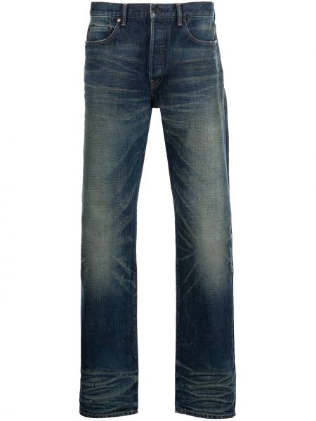 Straight leg jeans John Elliott blu