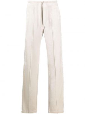 Velurové sportovní kalhoty Tom Ford bílé