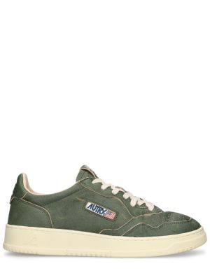 Sneakers di pelle Autry verde