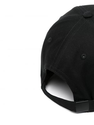 Haftowana czapka z daszkiem Michael Kors czarna