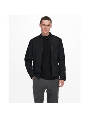 Chaqueta impermeable Only & Sons negro