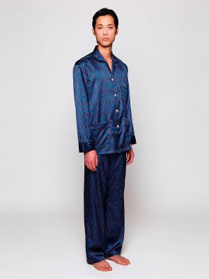 Pijama con estampado Mirto azul