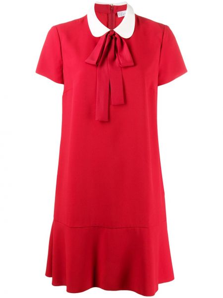 Mini vestido con lazo Red Valentino rojo