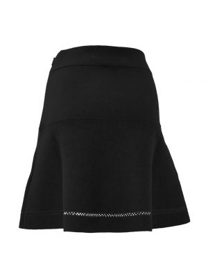 Mini falda Burberry negro