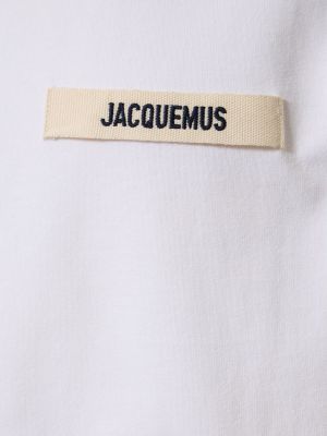 Camiseta de algodón Jacquemus blanco