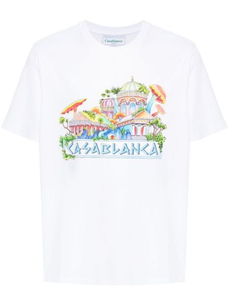 T-shirt Casablanca hvid