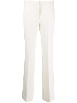 Ravne hlače Semicouture bela