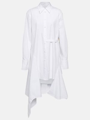 Pamučna haljina Jw Anderson bijela