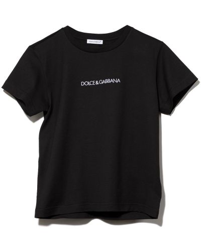 T-shirt bawełniana z printem Dolce & Gabbana Kids