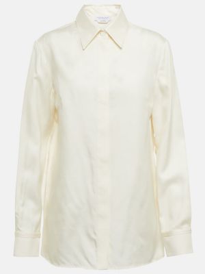 Hedvábná košile Gabriela Hearst bílá