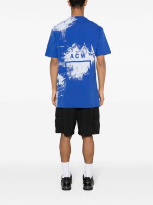 T-shirt aus baumwoll A-cold-wall* blau