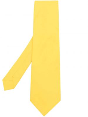 Krawat bawełniany Comme Des Garcons Homme Deux żółty