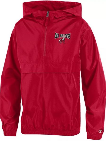 Красная компактная куртка-пуловер на молнии Champion Youth Georgia Bulldogs