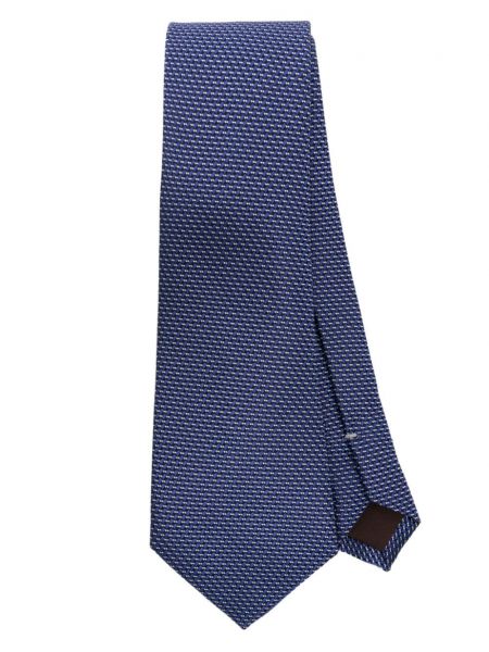 Cravată de mătase din jacard Canali