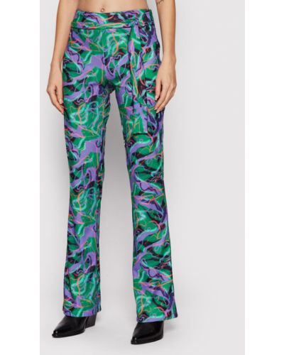 Local Heroes Szövet nadrág Jungle Flared SS22P0003 Színes Slim Fit