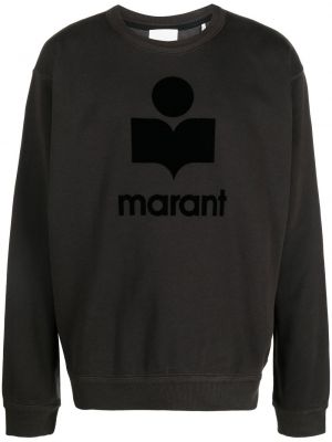 Sweatshirt mit rundhalsausschnitt Marant schwarz