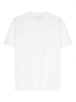Raštuotas medvilninis marškinėliai Sunnei balta