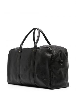 Kožená taška na zip Doucal's černá
