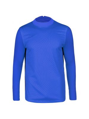 T-shirt a maniche lunghe in maglia Nike azzurro