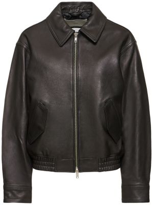 Chaqueta de cuero Dunst negro