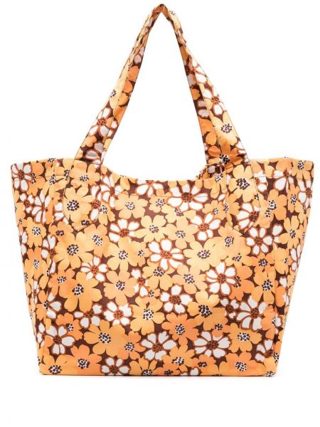 Bombažna torbica za čez ramo s cvetličnim vzorcem s potiskom Faithfull The Brand