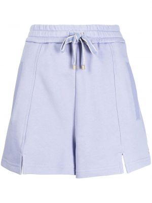 Shorts mit stickerei aus baumwoll Lorena Antoniazzi blau