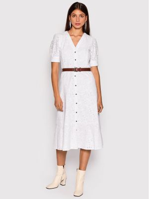 Φόρεμα σε στυλ πουκάμισο Michael Michael Kors λευκό
