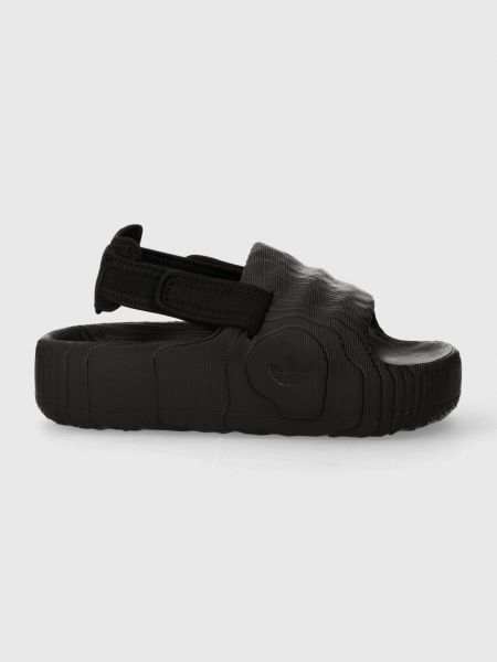 Černé sandály na platformě Adidas Originals