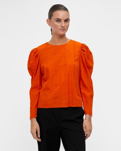 Bluza .object oranžna