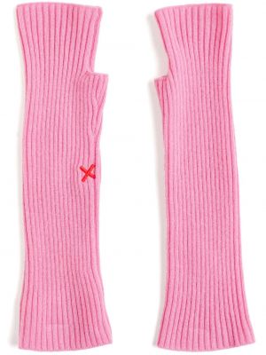 Μάλλινα γάντια Chinti & Parker ροζ