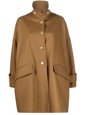 Vlnený kabát Mackintosh hnedá
