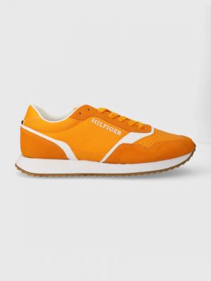 Sneakersy Tommy Hilfiger pomarańczowe