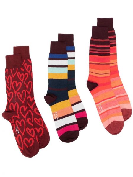 Chaussettes Paul Smith rouge