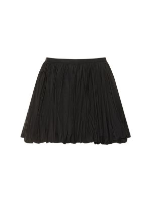 Bavlněné mini sukně Jil Sander černé