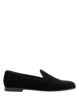 Loafers de viscosa Giorgio Armani negro