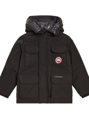 Untuvatakki tytöille Canada Goose Kids musta