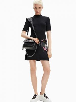 Desigual ruha fekete, mini, harang alakú