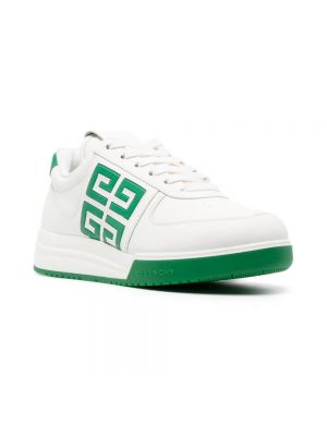 Sneakersy sznurowane koronkowe Givenchy zielone