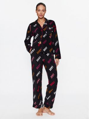Pijamale Dkny negru