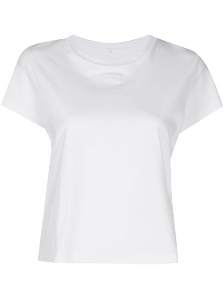 Bavlněné tričko Alexander Wang bílé