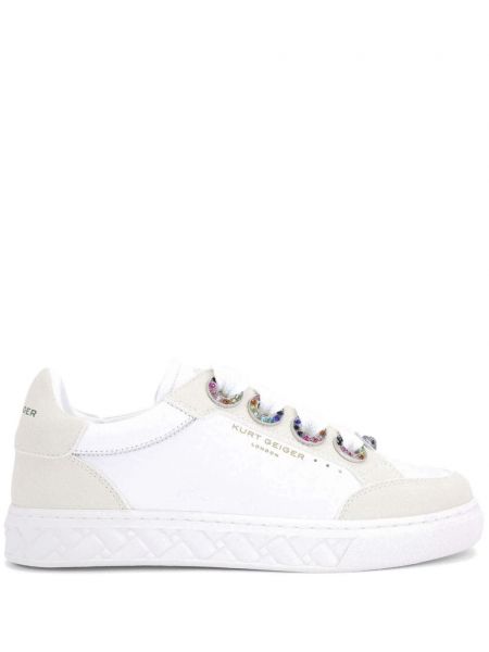 Slank sneakers Kurt Geiger London hvid