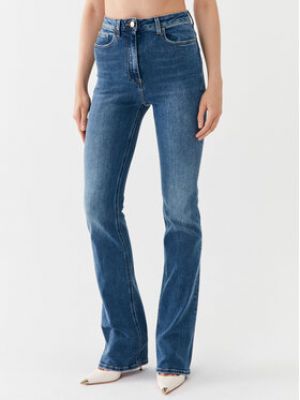 Jeans bootcut Elisabetta Franchi bleu