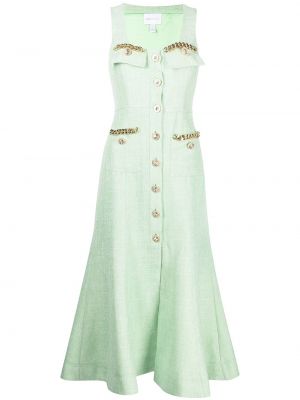 Zelené šaty ke kolenům Alice Mccall